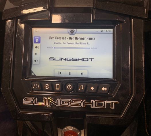 Ride Command Bluetooth Audio screen