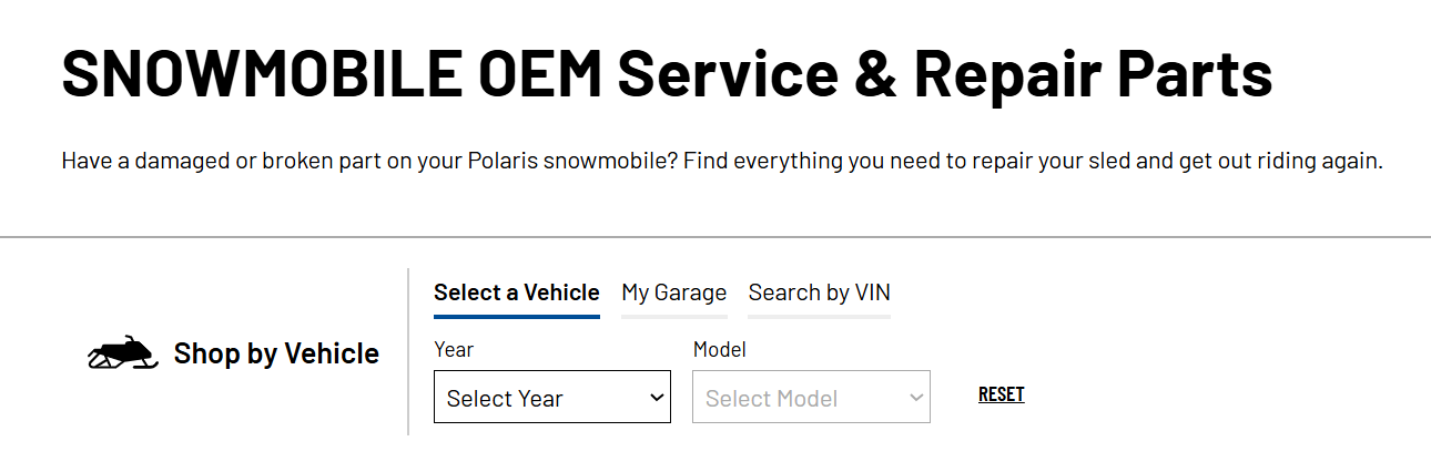 Shop by Vehicle