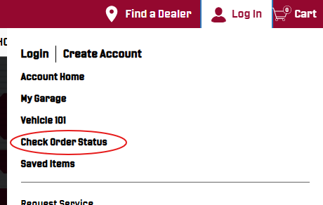 Check Order Status