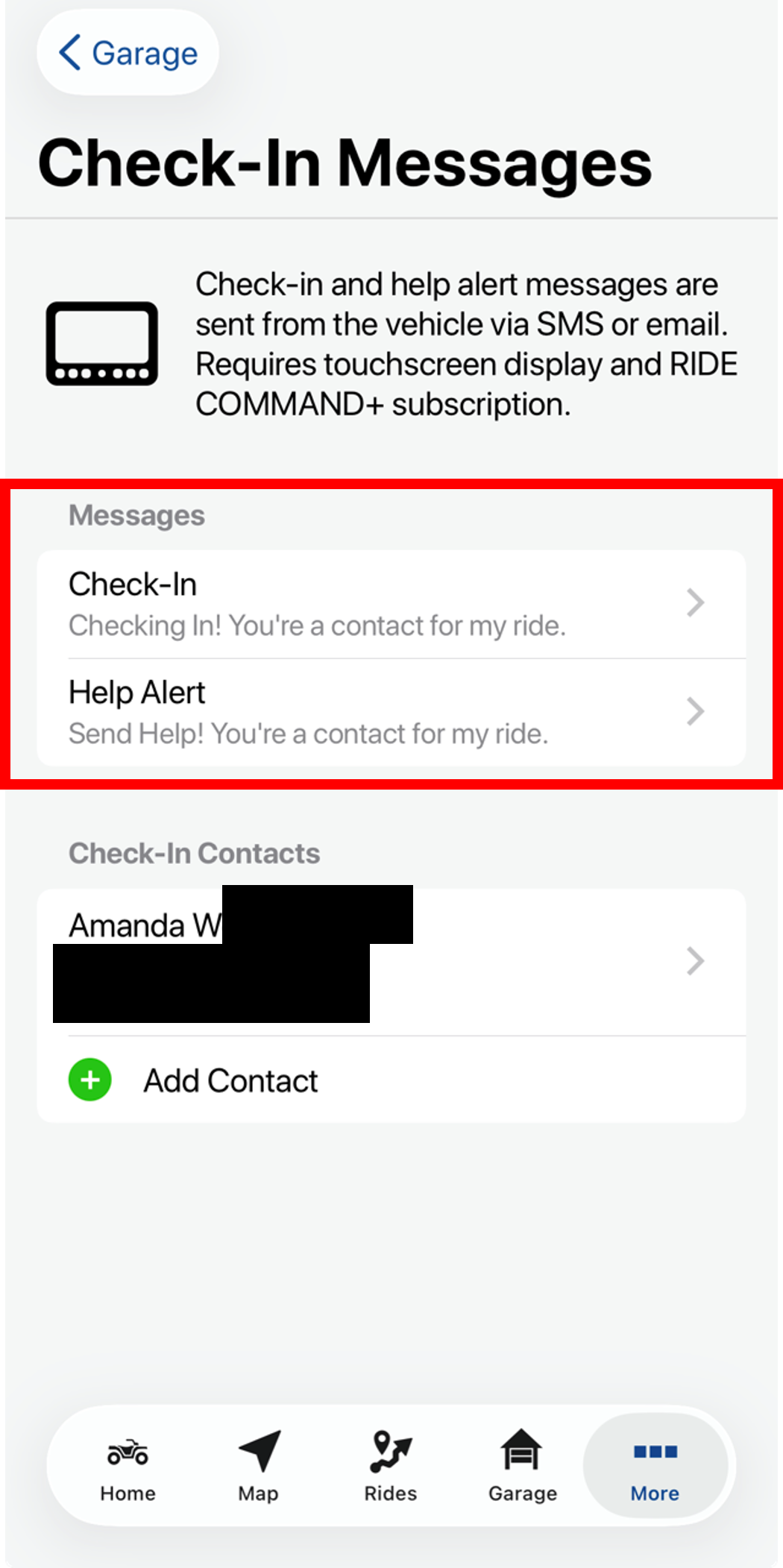 Customer Check In Messages Boxed