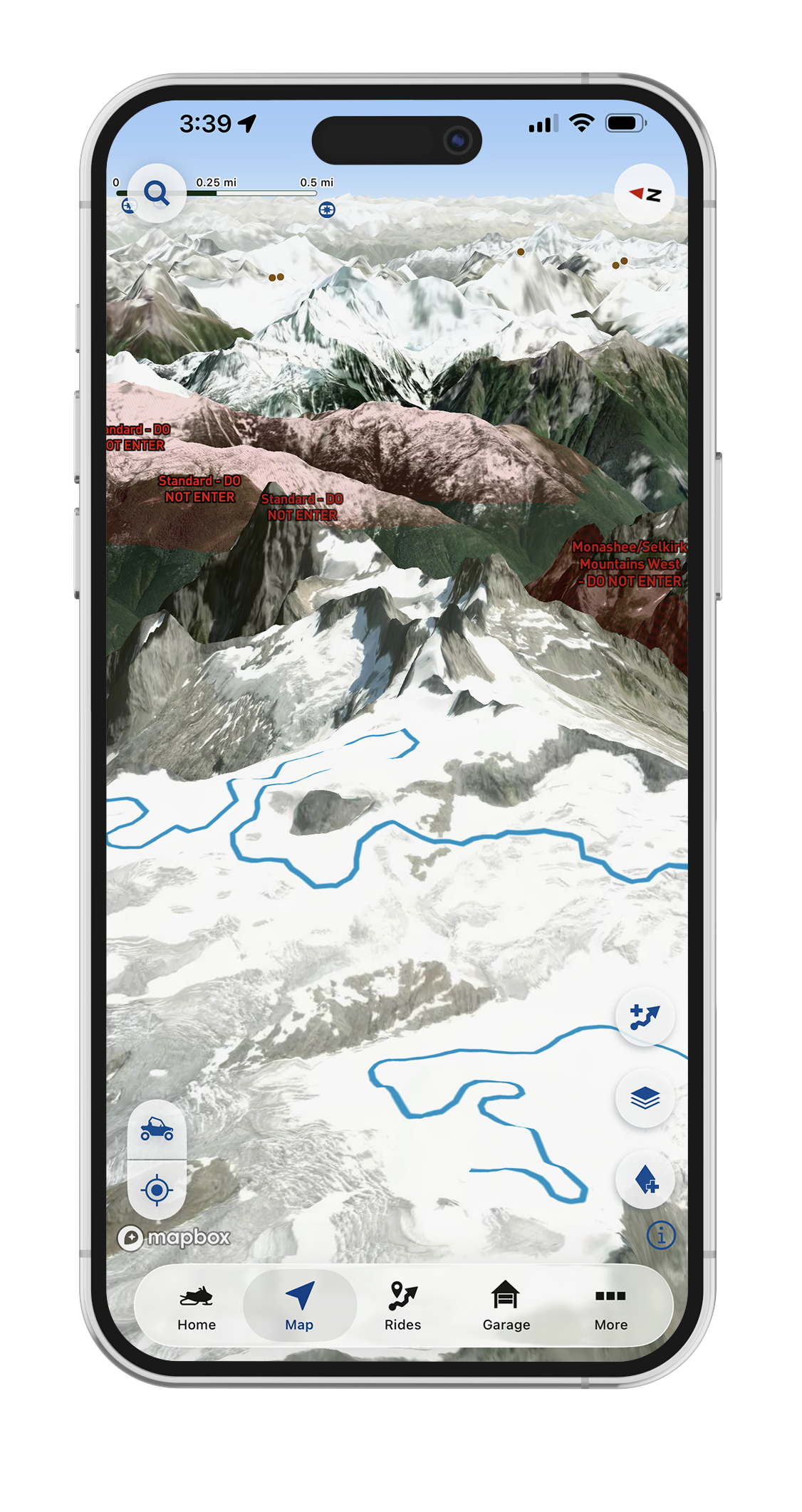Snow map