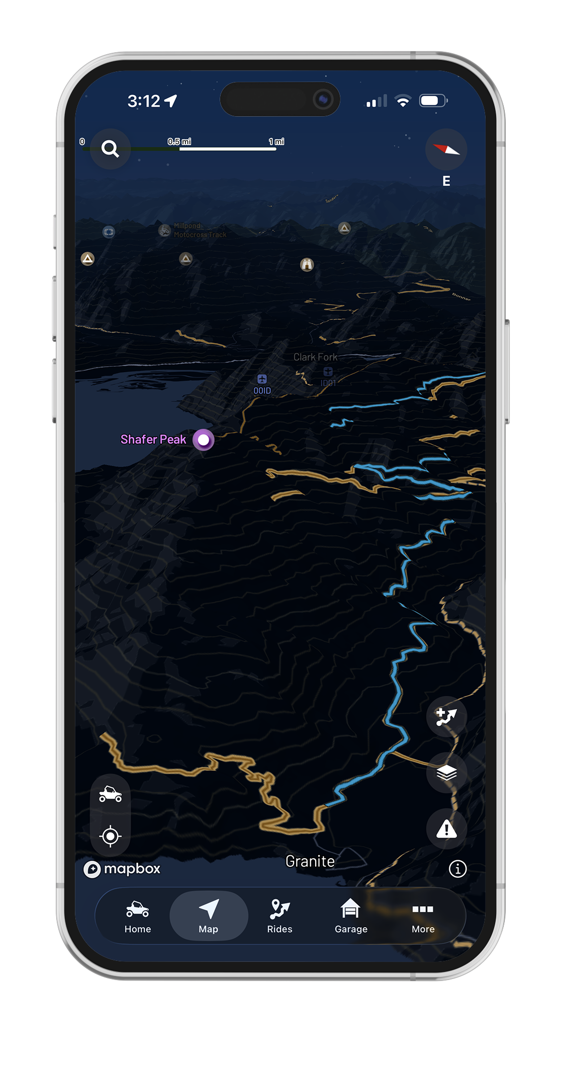 Off-road map