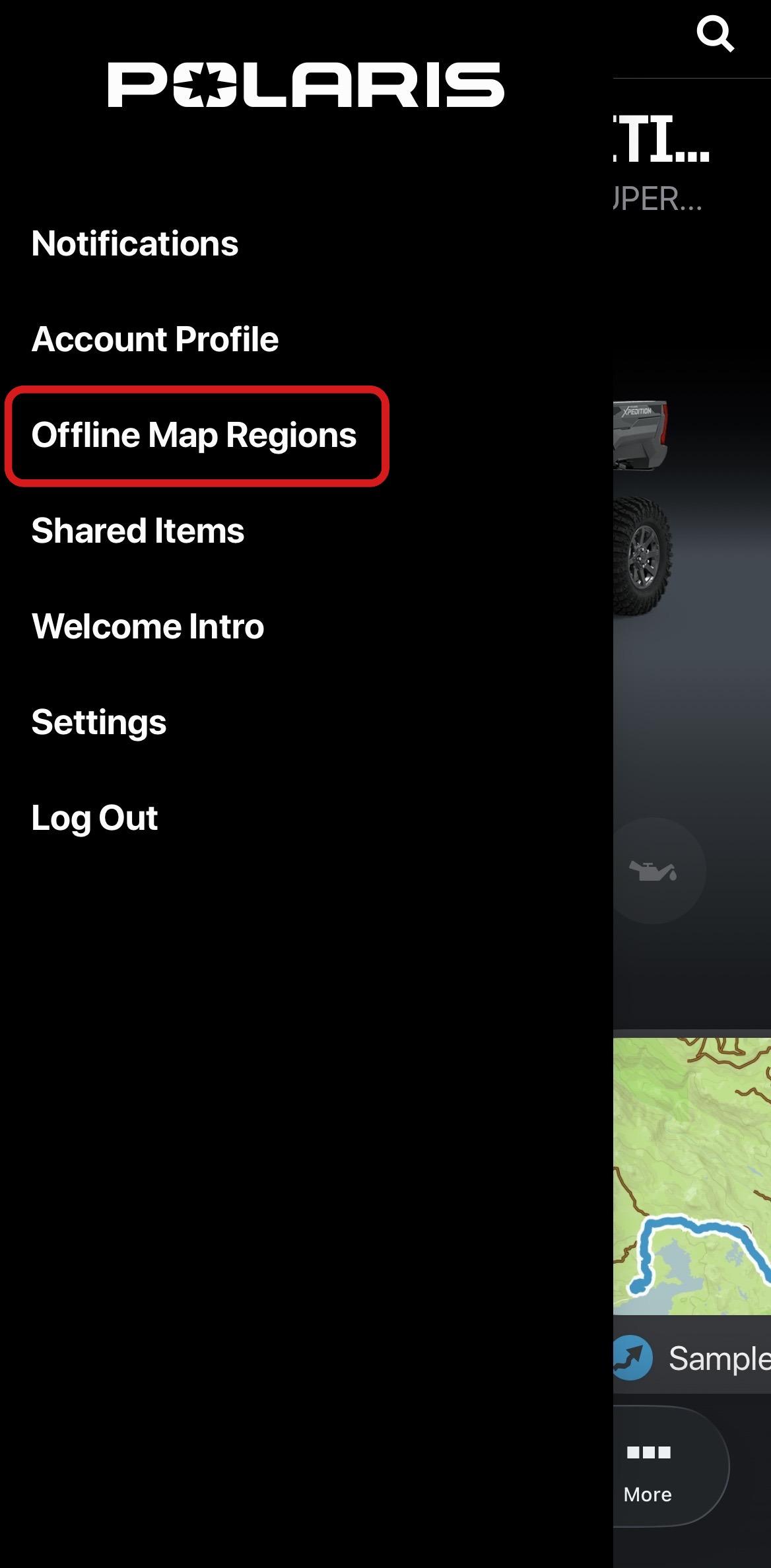 Offline Map Regions