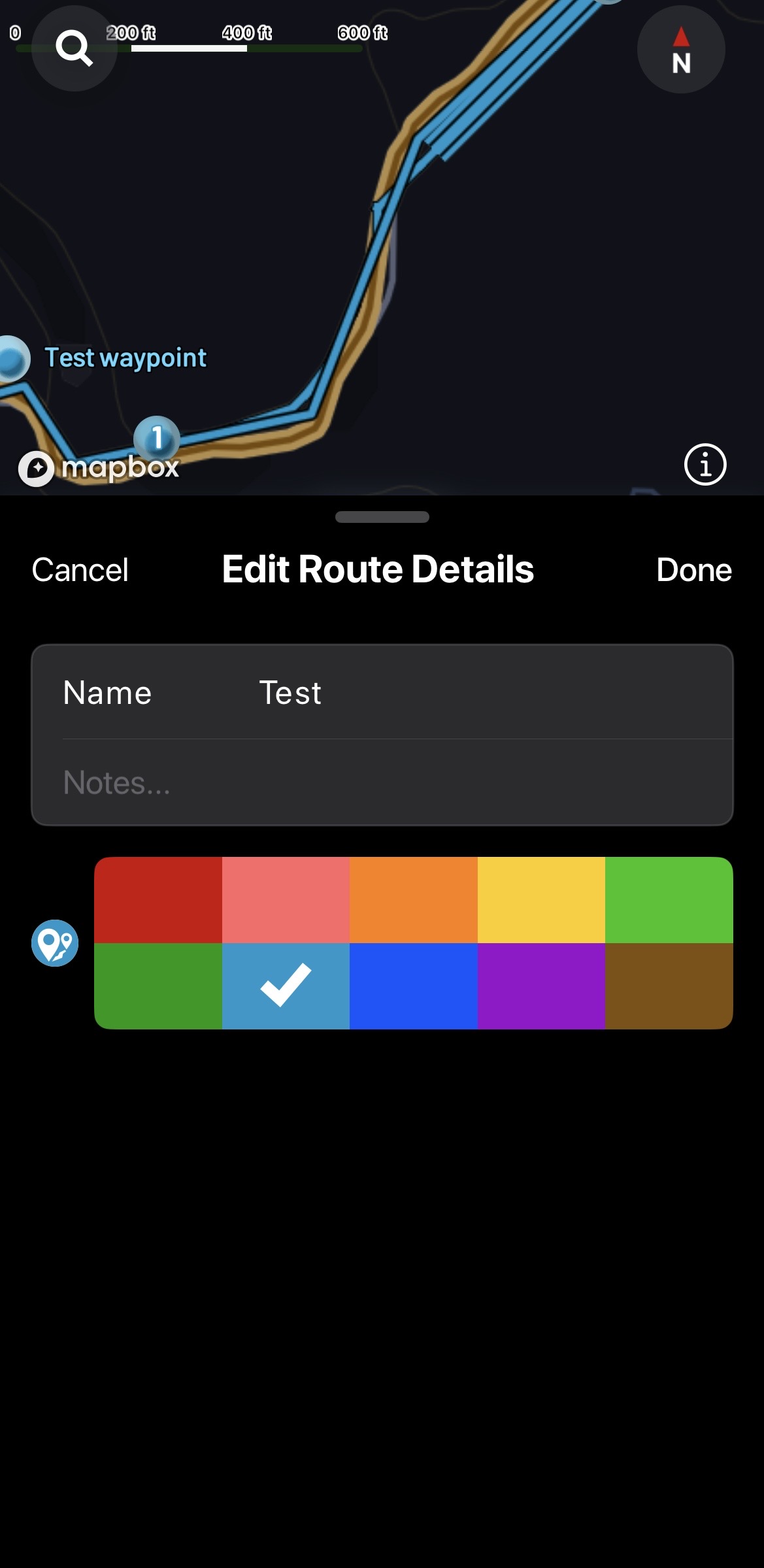 Add ride name