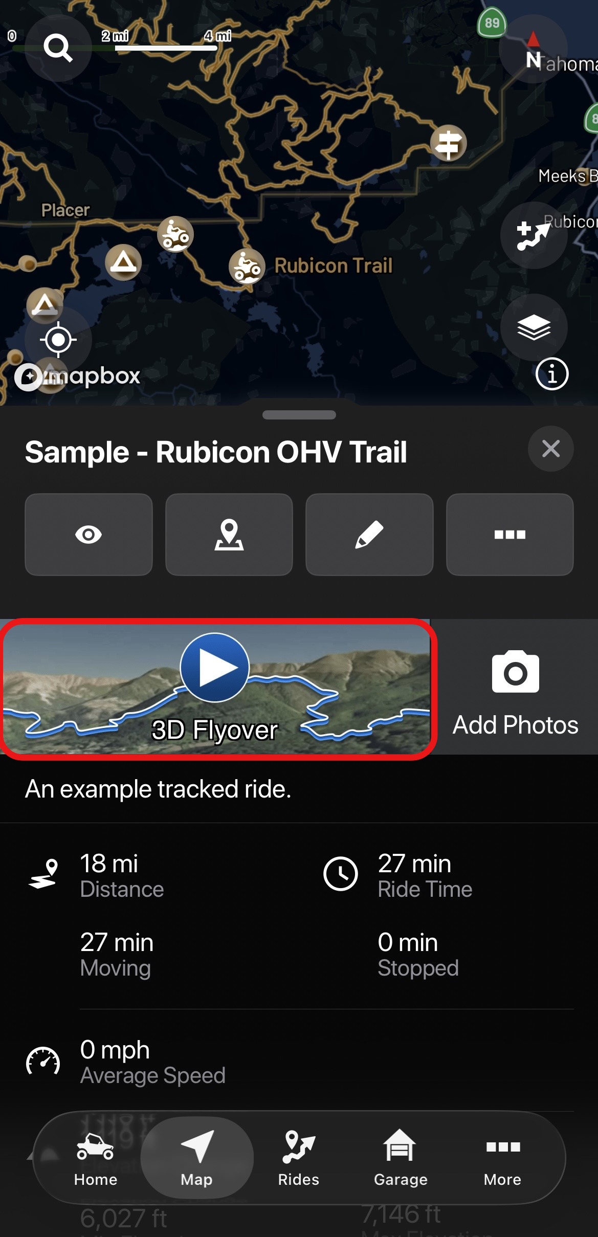 3D Flyover on Polaris app