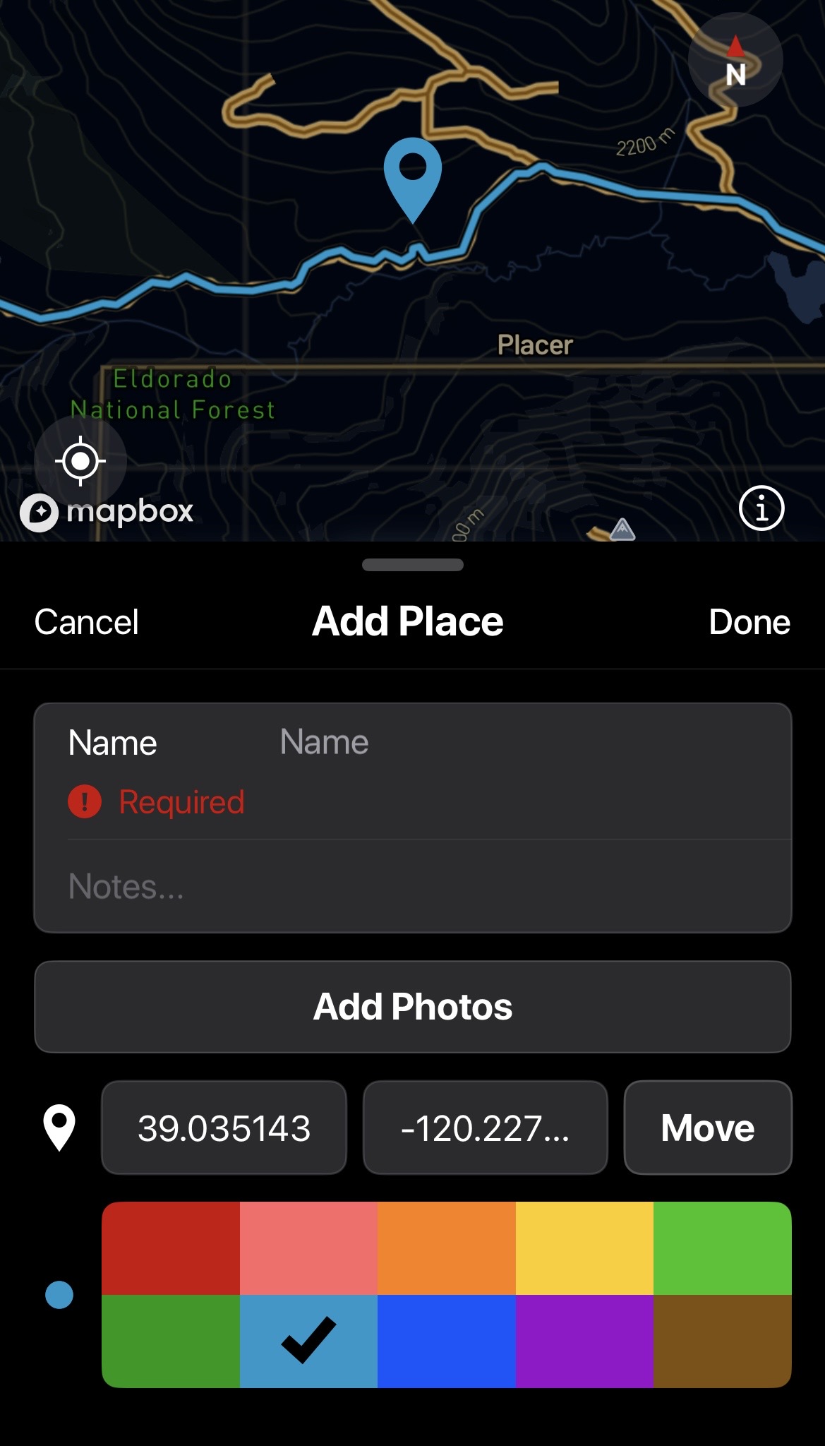 Name your waypoint