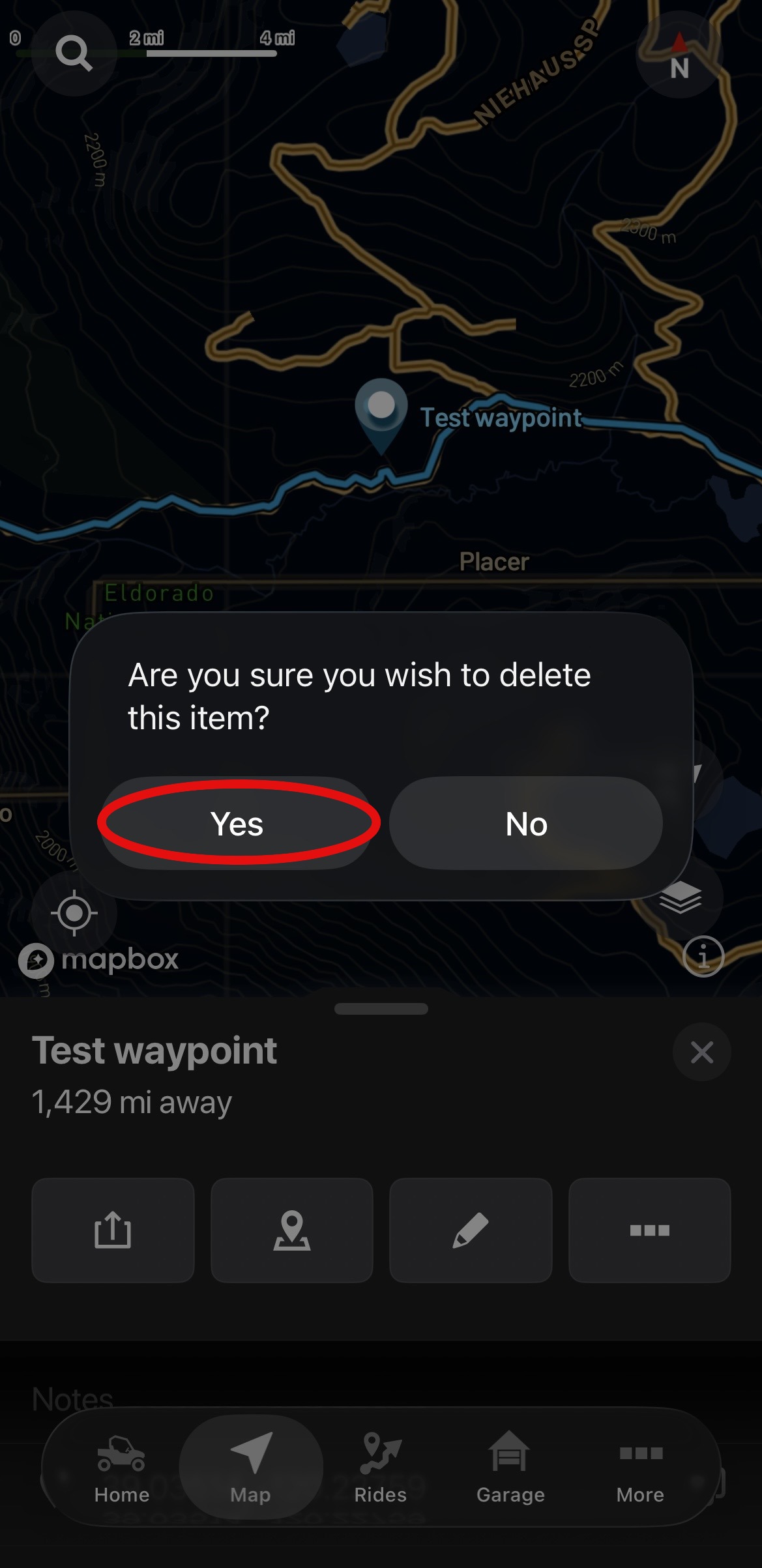 Deletion confirmation