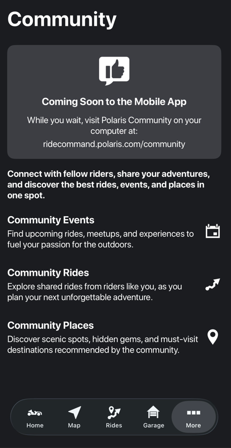Community feature coming soon
