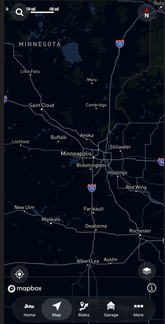 Slingshot app map