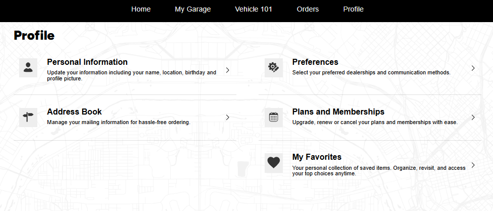 Profile Page