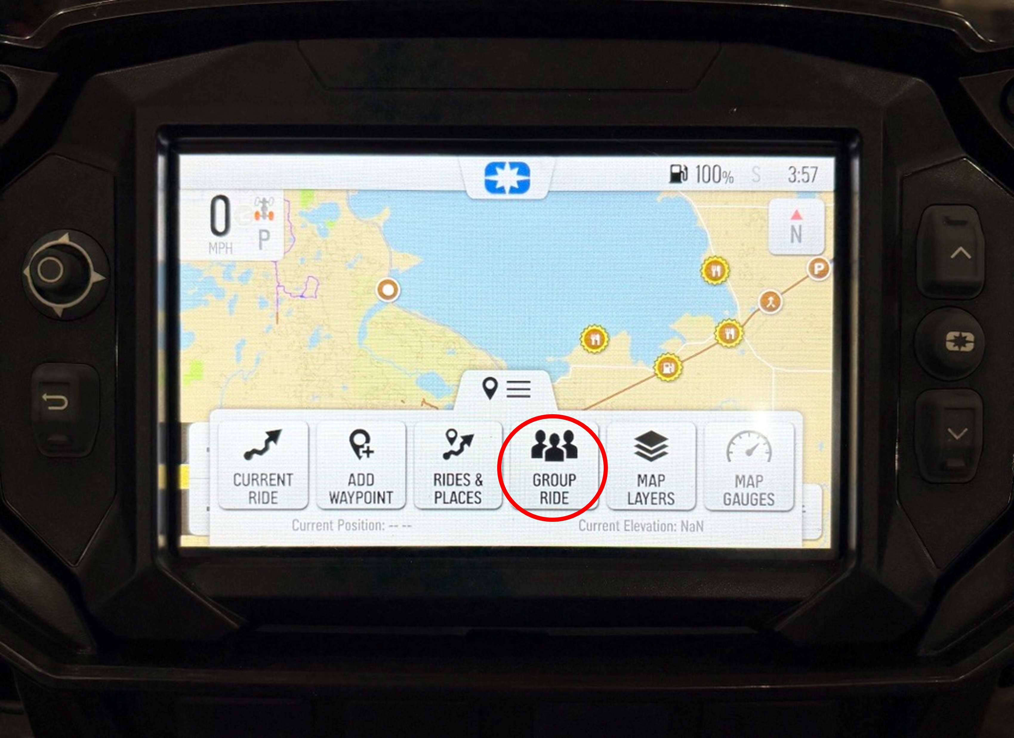 7" ATV Display Group Ride Circled