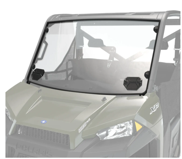 Lock & Ride Full Windshield Vented Hard Coat Poly