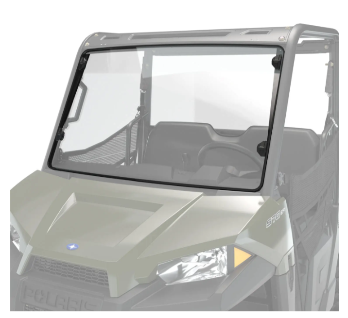 Lock & Ride Full Windshield- Hard Coat Poly
