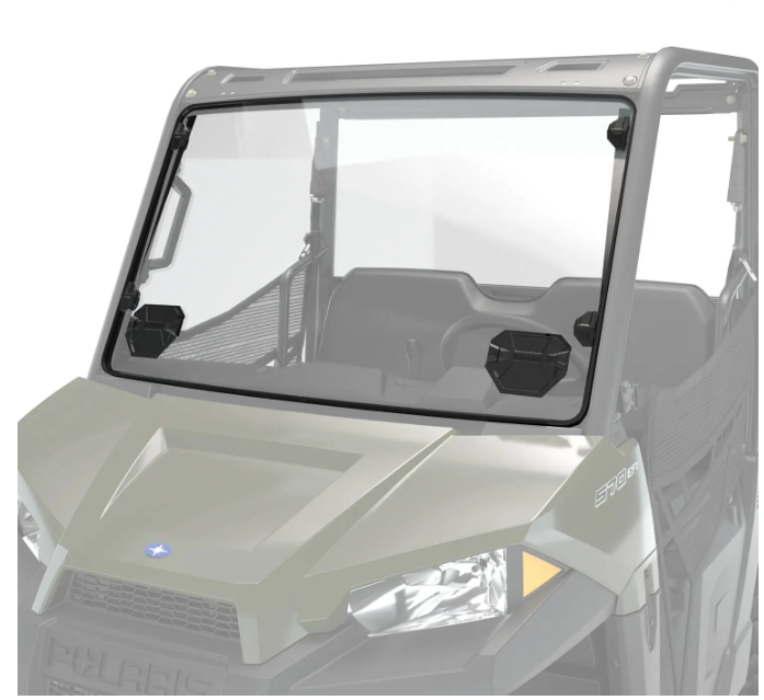 Lock & Ride Vented Windshield Hard Coat Poly