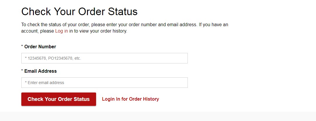 Check Your Order Status