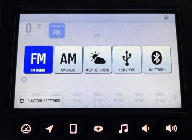 Display Audio Source Options