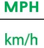 Vehicle speed icon
