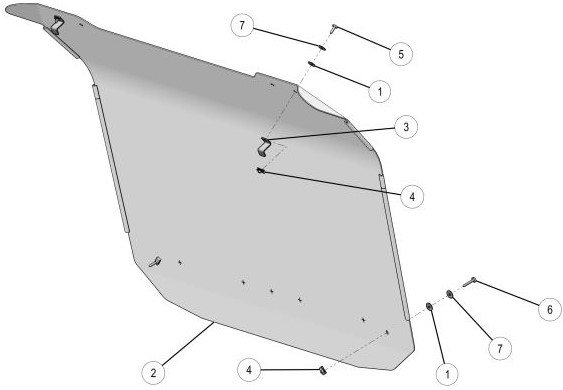 Aluminum roof drawing