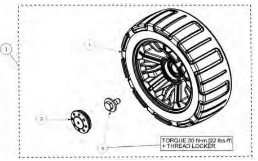Idler wheel kit drawing