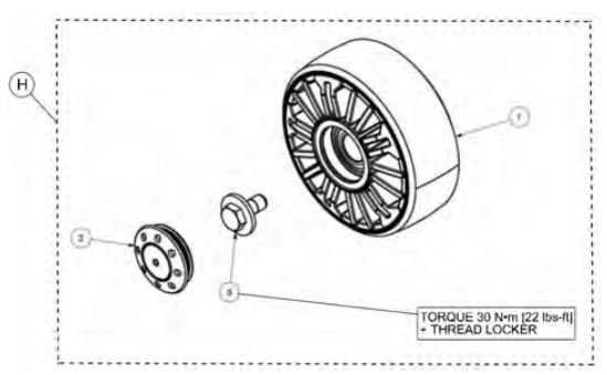 Mid wheel kit drawing
