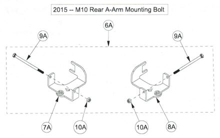 Rear anchor bracket drawing