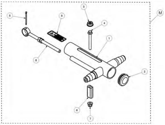 Track adjuster kit drawing