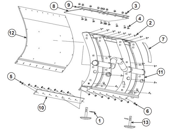 plow blade diagram