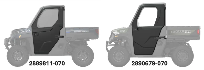 RGR Manual Window Doors Front Poly