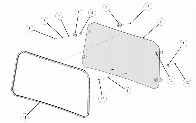 Lock and Ride full windshield poly