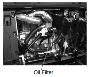 oil filter location