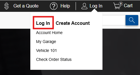 Account Log In