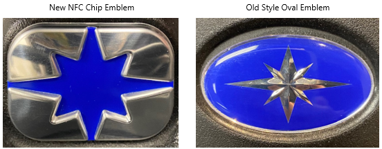 New NFC Emblem vs Old Oval Emblem