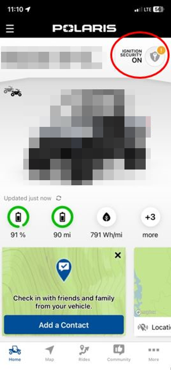 RC+ Ignition Security Pending Icon
