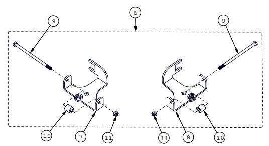 Rear anchor bracket drawing