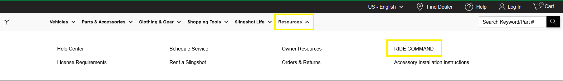 RESOURCES>RIDE COMMAND