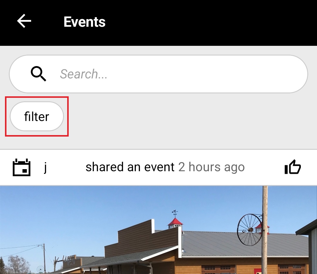 filter/search