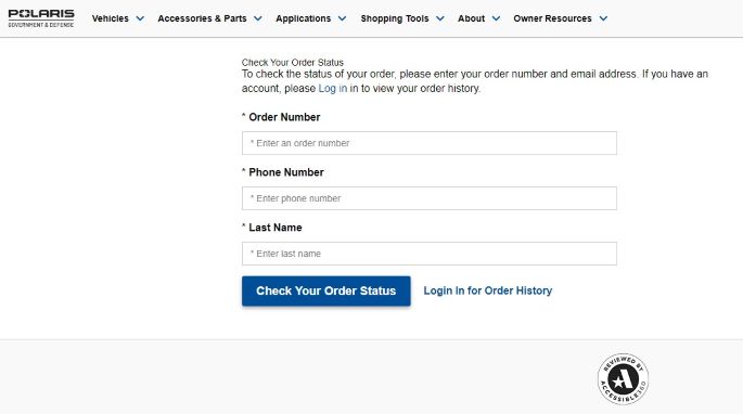 online order tracker