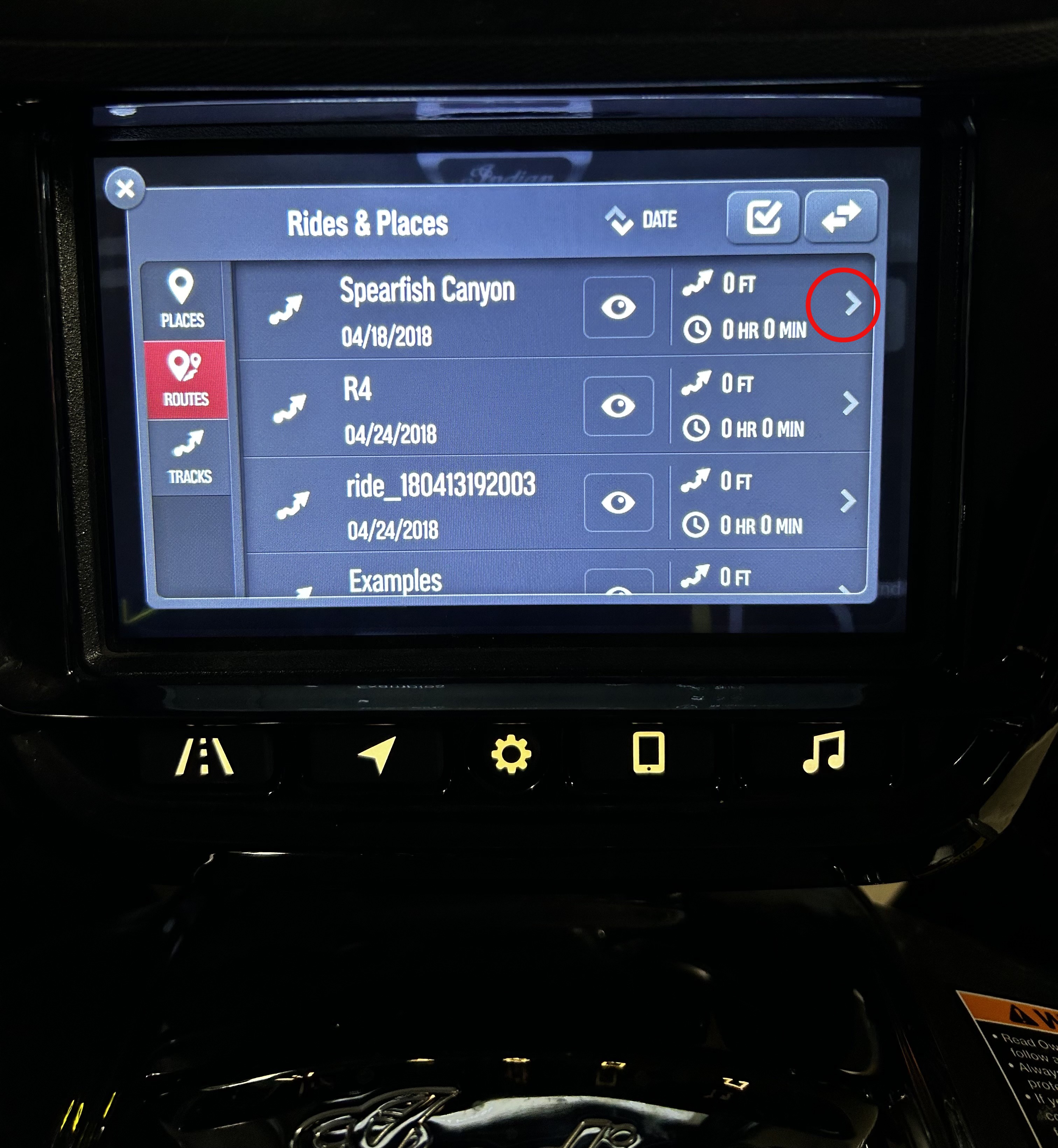 Rides & Places Tracked Ride Details