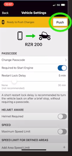Youth App Push Button