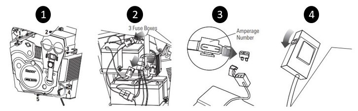 Fuse replacement diagram
