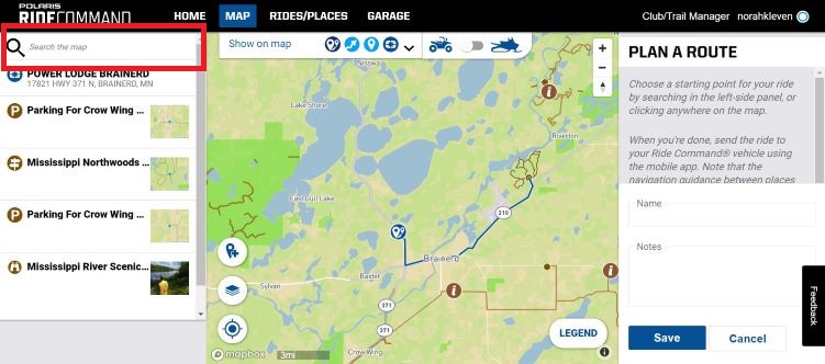 Planning And Uploading A Ride For Your Ride Command Display Polaris Rzr