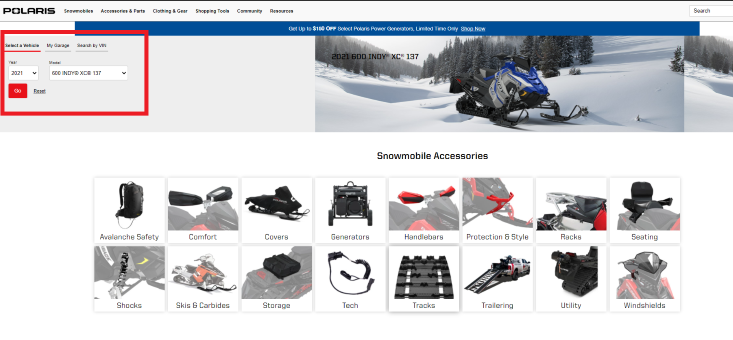 Snowmobile accessory fitment tool